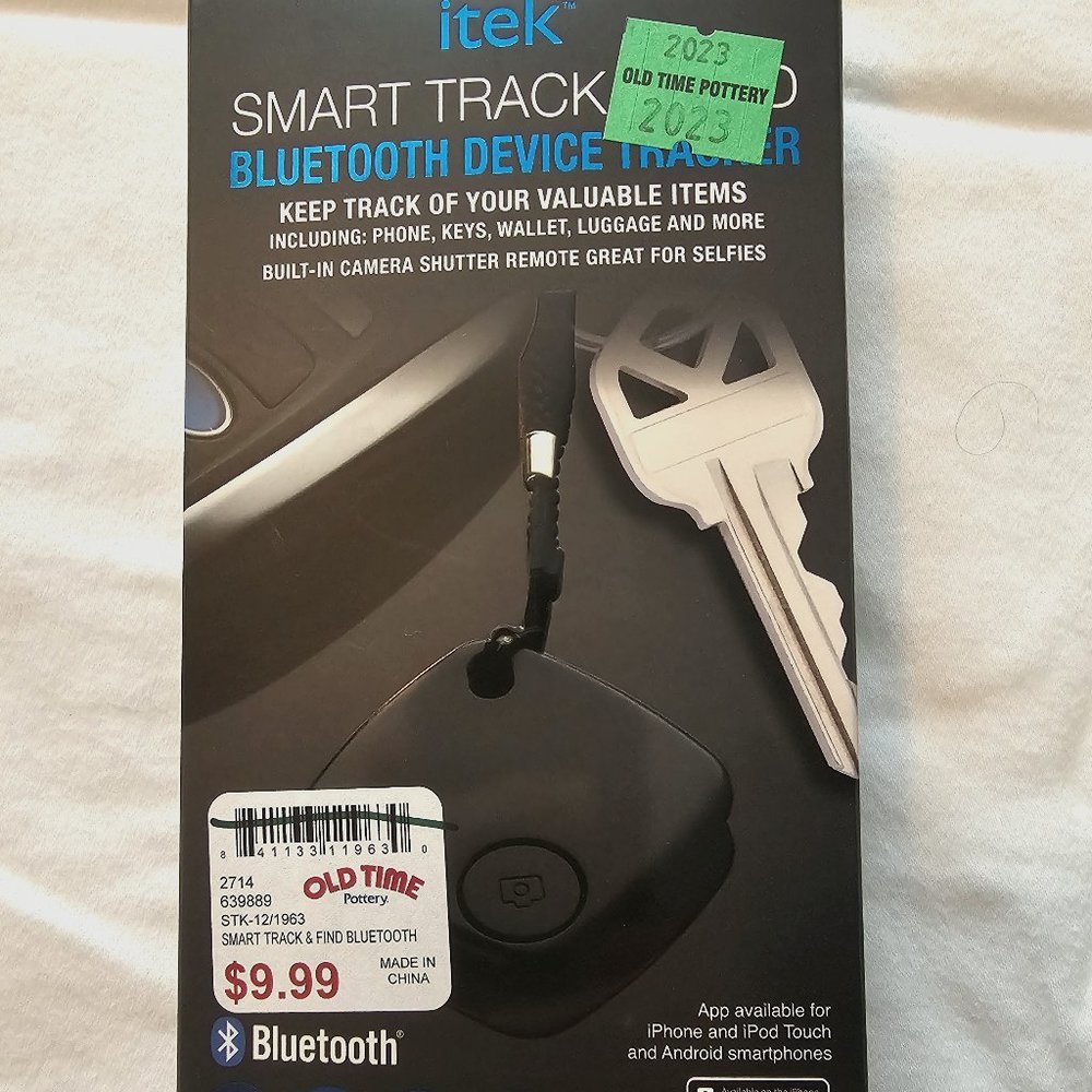 itek Smart Track & Find Bluetooth Device Tracker